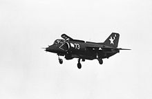 Airplane Picture - A Soviet Yak-38 Forger with its landing gear down