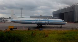 Airplane Picture - IL-18 NPP MIR at Talagi Airport