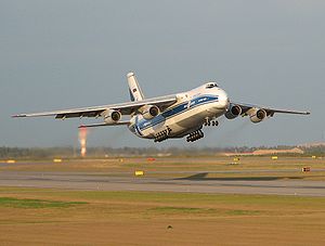 Warbird Picture - An An-124 taking off from Helsinki-Vantaa Airport