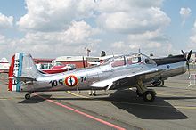 Airplane Picture - Preserved MS.733 with French Navy markings on display in France, 2009.