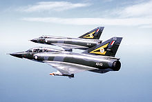 Airplane Picture - Australian Mirage IIIO (top) and Mirage IIID (bottom) in 1980. These aircraft are now operated by the Pakistan Air Force