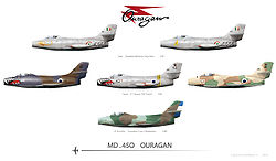 Airplane Picture - Foreign Dassault MD 450 Ouragans