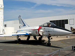 Warbird Picture - Mirage 4000 prototype displayed at the Muse de l'Air et de l'Espace at Le Bourget, France.