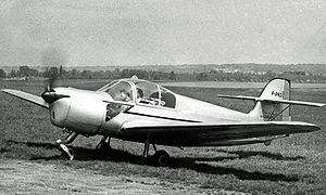 Warbird Picture - The MS.603 at Saint-Cyr-l'Ecole near Paris in May 1957 when operated by the Aero Club de Courbevoie
