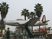 Peruvian F-80C preserved in a Lima park