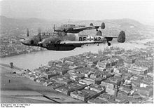 Airplane Picture - Bf 110Gs over Budapest, Hungary, 1944