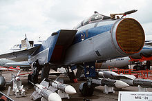 Airplane Picture - MiG-31 showing its Zaslon phased-array radar