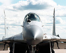 Airplane Picture - MiG-29 nose showing radome and IRST