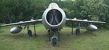 Airplane Picture - Front view of a MiG-15