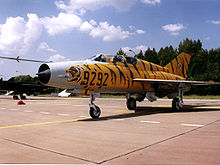 Airplane Picture - Two seater MiG-21UM, Polish Air Force, markings of 3rd Tactical Sqn.