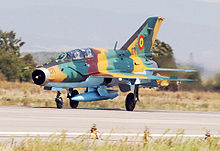 Airplane Picture - Romanian Air Force MiG-21 UM LanceR-B