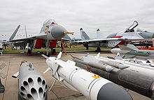 Airplane Picture - A MiG-29K and its armaments at MAKS