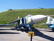 Airplane Picture - Ukrainian MiG-23 on display at the Museum of the Great Patriotic War, Kiev