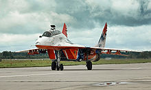 Airplane Picture - MiG-29UB of Swifts aerobatic team