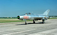 Airplane Picture - MiG-21F in Vietnam People's Air Force markings exhibited at the National Museum of the United States Air Force.