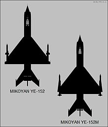 Airplane Picture - YE-152 and YE-152M experimental interceptor