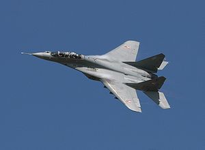 Warbird Picture - A Hungarian Air Force MiG-29UB at Koksijde Airshow in 2005