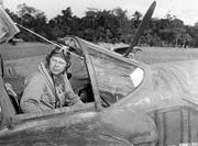 Airplane Pictures - Major Richard Bong in his P-38