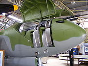 Airplane Pictures - M2 machine gun armament in the nose of the P-38