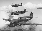 Airplane Pictures - Top to Bottom: P-40 F/L, P-40K Warhawk