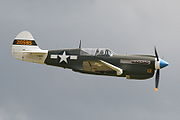 Airplane Pictures - Curtiss P-40N Warhawk Little Jeanne in flight