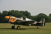 Airplane Pictures - P-40K 42-10256 in Aleutian Tiger markings