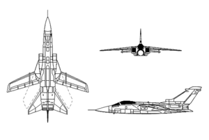 Airplane picture - Panavia tornado diagram