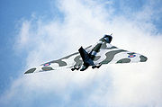 Airplane picture - The Avro Vulcan was a strategic bomber used during the Cold War to carry conventional and nuclear bombs.