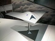 Airplane picture - Model of the BAE Taranis stealth unmanned combat aerial vehicle