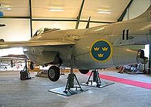 Warbird picture - Saab S 29C preserved in an aviation museum