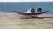 Airplane Pictures - SBD Dauntless landing aboard USS Ranger CV-4