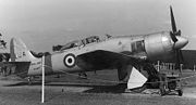 Airplane Pictures - Sea Fury T-20 two-seat trainer of No 1831 Squadron RNVR at RNAS Stretton, Cheshire, in 1951