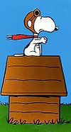 Airplane Pictures - Snoopy piloting his Sopwith Camel