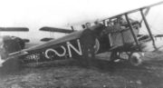 Sopwith Dolphin of No. 87 Squadron, showing Lewis gun mounted atop the lower right wing