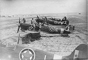 Airplane Pictures - Spitfires of 352(Yugoslav) Squadron RAF (Balkan Air Force) before first mission on 18 August 1944, from Canne airfield