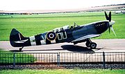 Airplane Pictures - ML407 The Grace Spitfire, Duxford 2001. An ex 485(NZ) Squadron Spitfire LF Mk IX which operated over the beach-head on D-Day