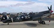 Airplane Pictures - The Spitfire Mk VIII Grey Nurse which saw action with No. 457 Squadron RAAF in the South West Pacific Area is one of two Spitfires still flying in Australia, both owned by Temora Aviation Museum