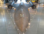 Airplane Pictures - A SR-71 Blackbird on display at the Steven F. Udvar-Hazy Center.