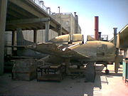 Airplane Pictures - Derelict Royal Saudi Air Force T-28A Trojan, one of four acquired in the 1950s, at King Abdulaziz University, Jeddah.