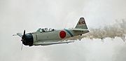 Airplane Pictures - T-6 Texan converted to resemble a Mitsubishi Zero as flown by the Commemorative Air Force