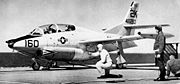 Airplane picture - A T-2A of VT-7 on USS Antietam in the early 1960s