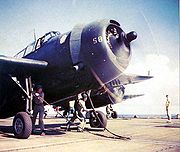 Airplane Pictures - TBF Avenger ready for catapult launch