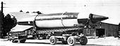 Operation Backfire (WWII) V-2 rocket on Meillerwagen