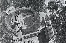  23 June 1943 RAF reconnaissance photo of V-2s at Test Stand VII</p>
<p>Period of Production - Production