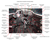 Warbird picture - Interior layout of the Vampire FB Mk2