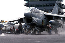 Airplane Picture - An Attack Squadron 72 (VA-72) A-7E aboard the USS Eisenhower