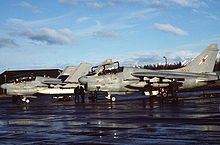 Airplane Picture - EA-7L of VAQ-34 in 1987