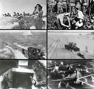 Airplane Pictures - Clockwise from top left: Commonwealth troops in the desert; Chinese civilians being buried alive by Japanese soldiers; Soviet forces during a winter offensive; Carrier-borne Japanese planes readying for take off; Soviet troops fighting in Berlin; A German submarine under attack.