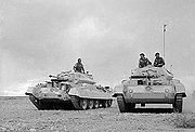 Airplane Pictures - British Crusader tanks moving to forward positions during the North Africa Campaign.